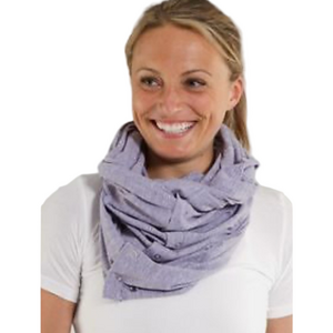 Lululemon Vinyasa Multi Wear Heathered Lavender Cozy Soft Rulu Fall Travel Scarf